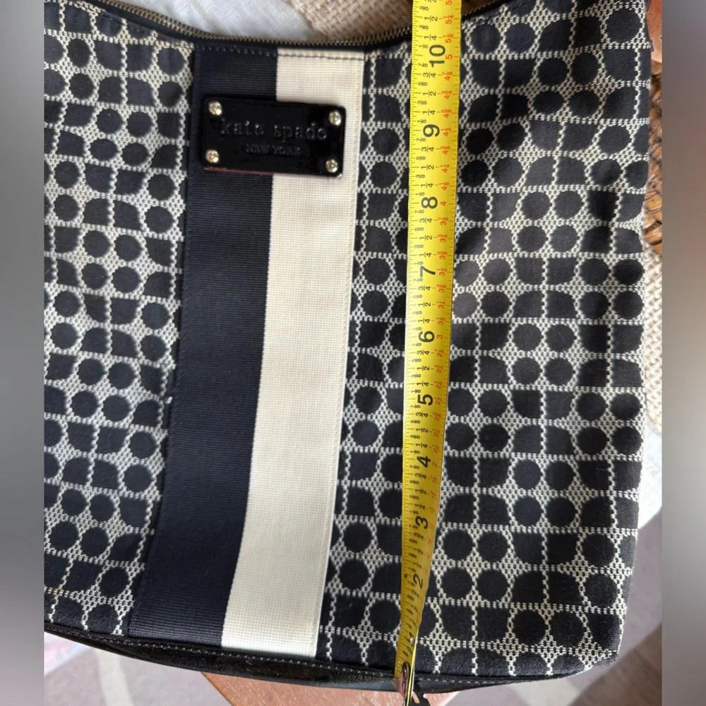 Kate Spade Patterned Hobo / Shoulder Bag with Stripes